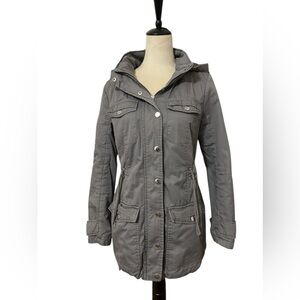 New York & Company anorak jacket. Color: Grey. Size: M.